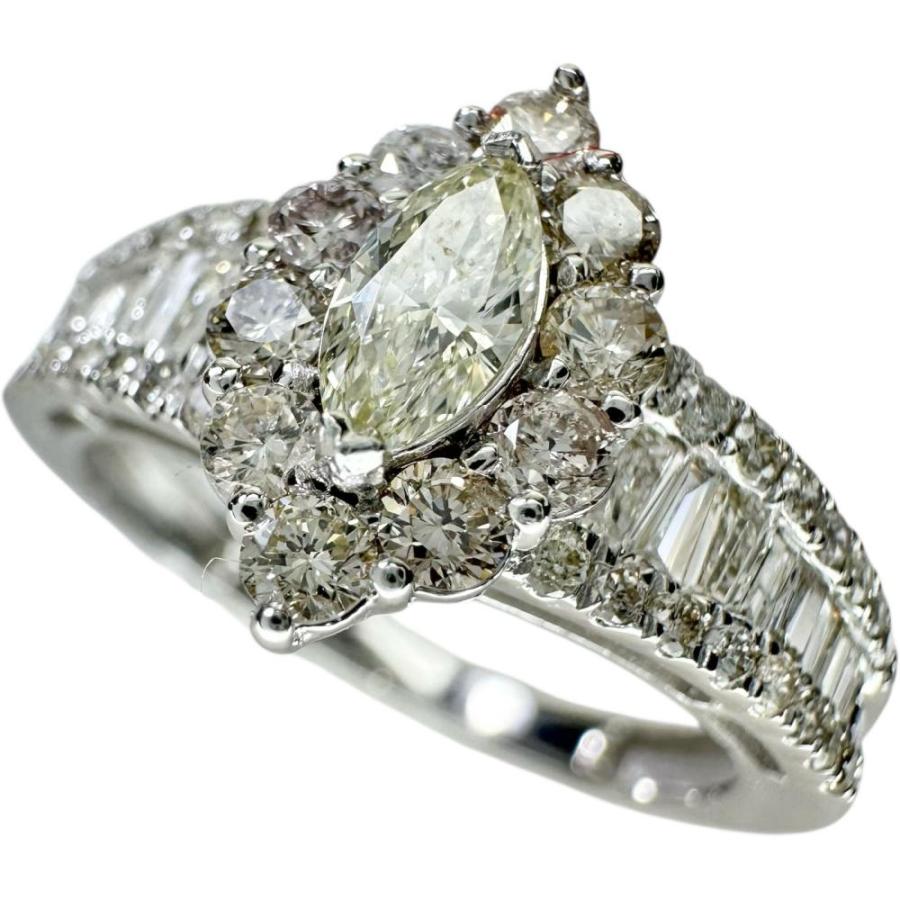 W G.K18.ダイヤモンド、指輪（ 未使用)N o.1370. 楽天市場】k18 ダイヤモンド 0.7ct リング 指輪 フラワー 花 取り巻き