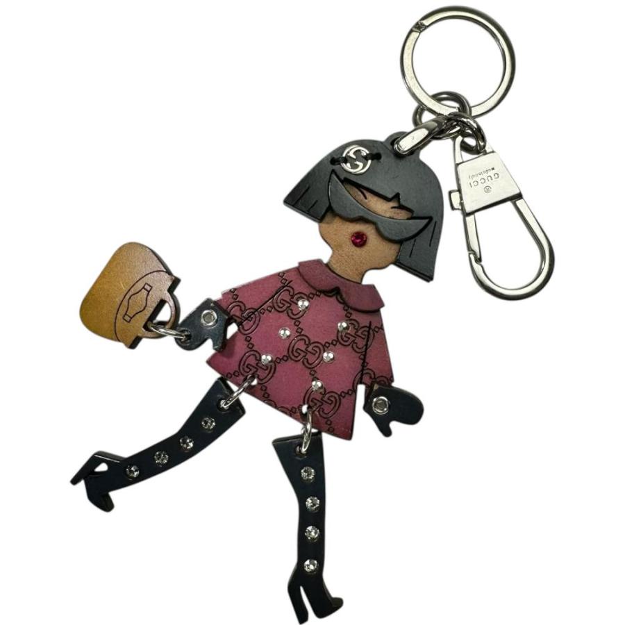 GUCCI（グッチ） 木製 女の子モチーフ バッグチャーム/キーホルダー