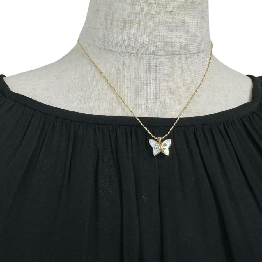 K18PG 天然シェル、ダイヤモンドチャーム　バタフライ K18PG 天然シェル、ダイヤモンドチャーム バタフライ K18PG 天然シェル