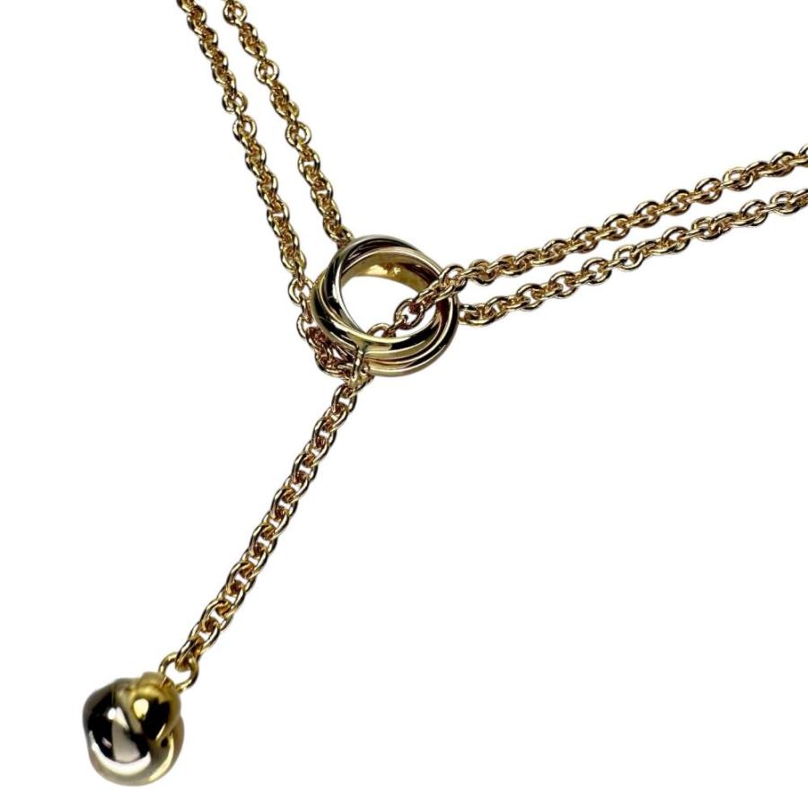 Cartier（カルティエ） ネックレス ベビートリニティ パンピーユ K18