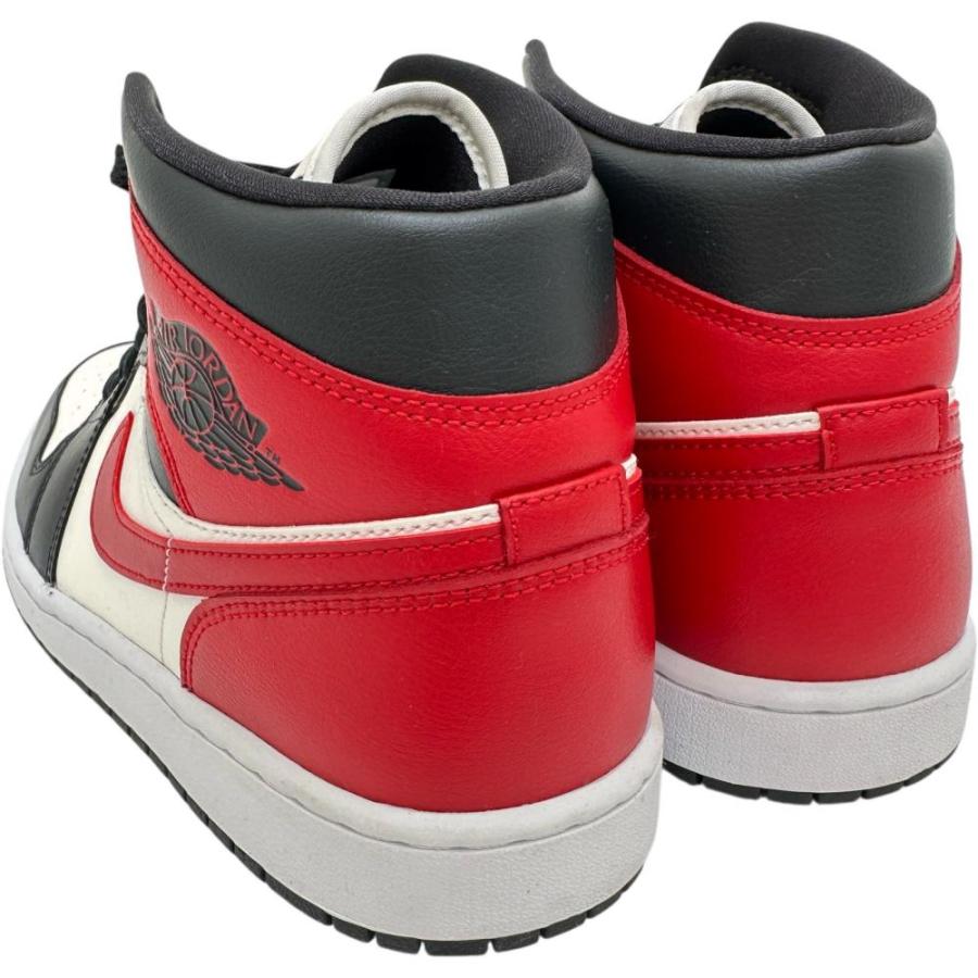 新品 Nike ナイキ Air Jordan 1 BQ6472-160 27.5 エア ジョーダン 1 NIKE WMNS AIR JORDAN MID sail/gym red-off noir