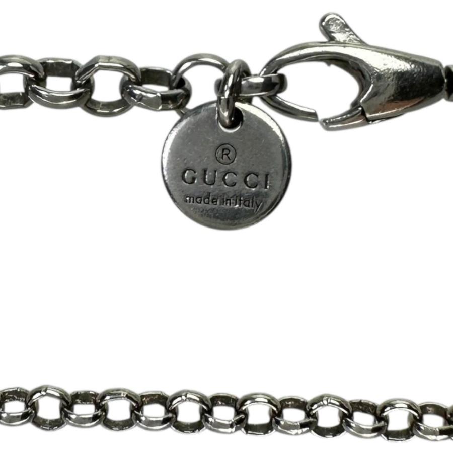 GUCCI（グッチ） インターロッキングG アラベスク ネックレス シルバー