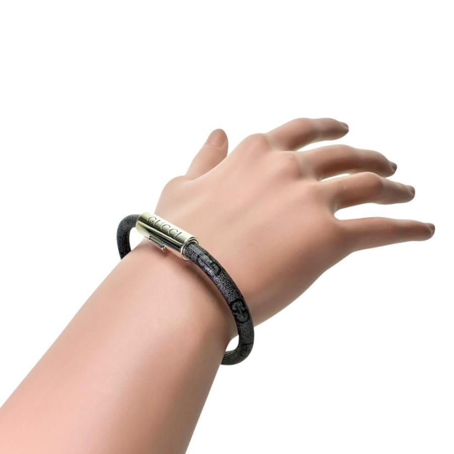 GUCCI（グッチ） GGスプリーム ブレスレット PVC/メタル 13.0g 17cm