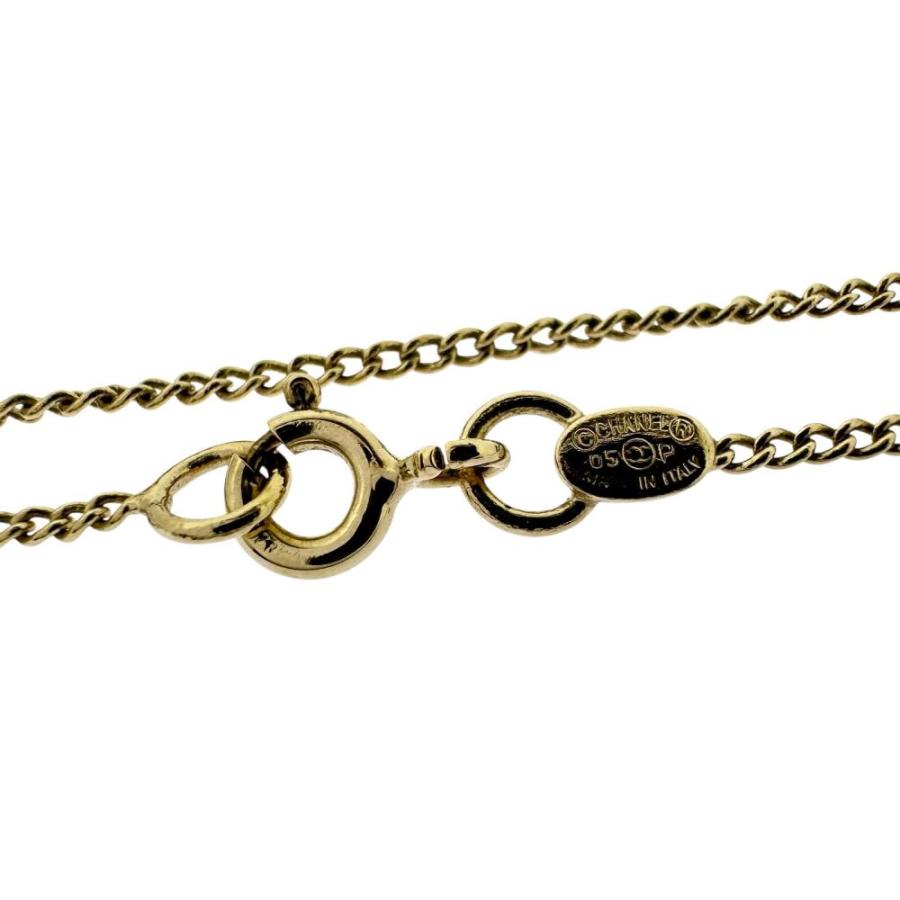 CHANEL フラワー ハート ネックレス CHANEL（シャネル） ココマーク ハート ネックレス メタル 3.6g 43cm