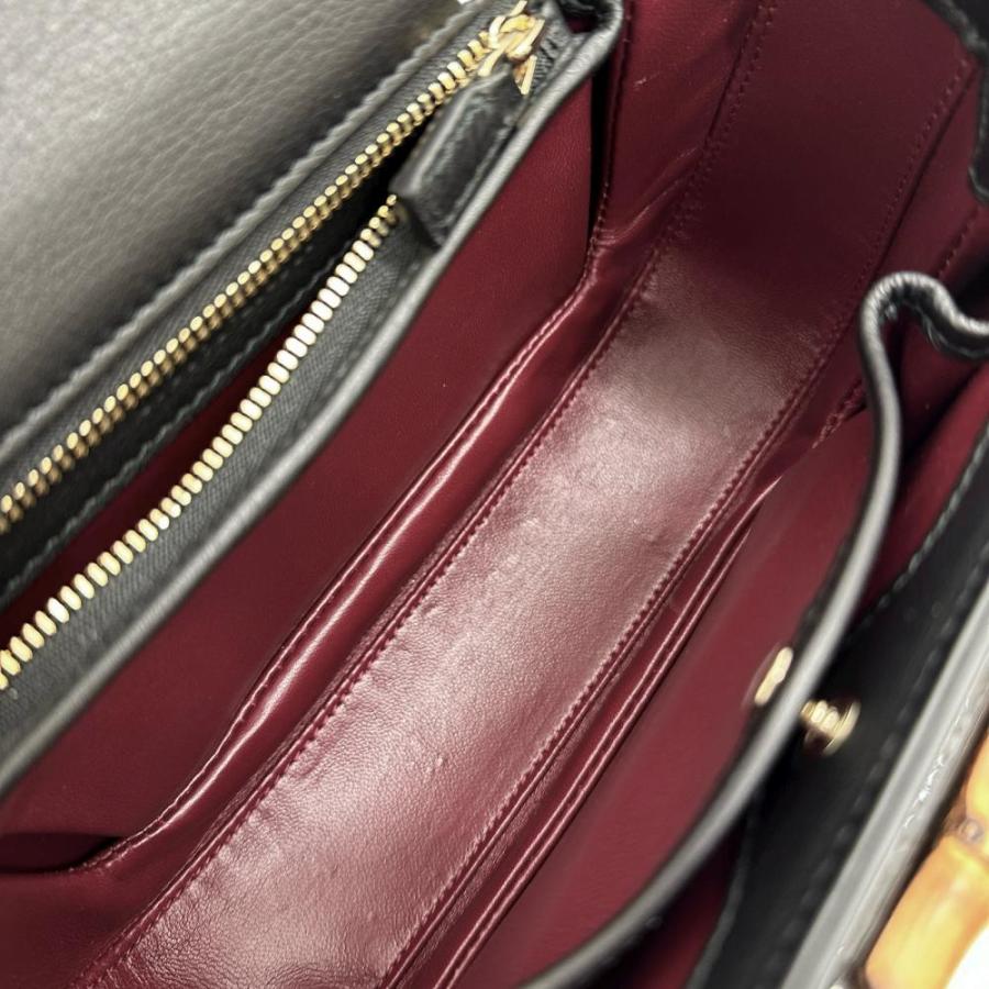 GUCCI（グッチ） 675797 バンブーハンドル 2WAYショルダーバッグ 