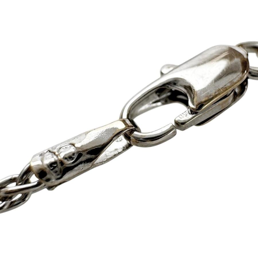 UNOAERRE/ウノアエレ ぶら下がり ダイヤモンド 計1.00ct ネックレス K18WGホワイトゴールド 10.0g 40cm レディース