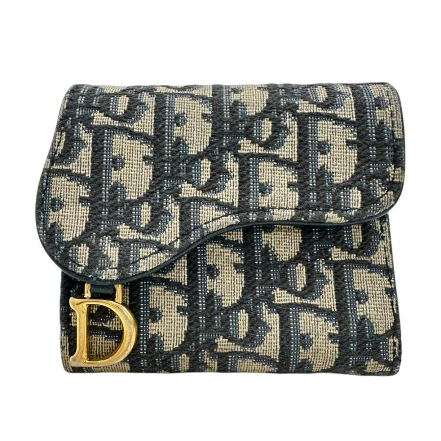 Christian Dior/クリスチャンディオール トロッター サドル 三つ折り