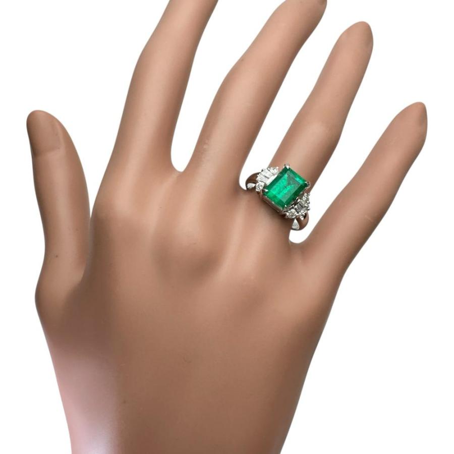 12.5号 エメラルド 2.07ct ダイヤモンド 0.53ct リング・指輪