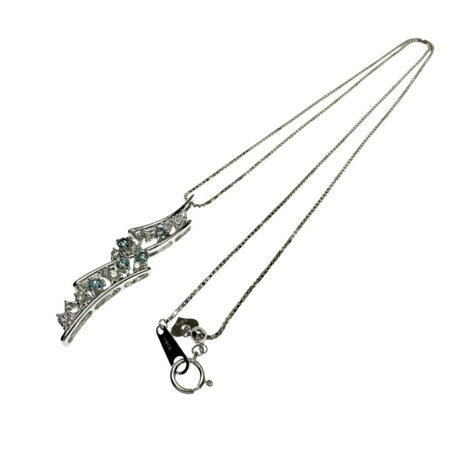 ダイヤモンド(トリートメントダイヤモンド込) 計0.70ct ネックレス 