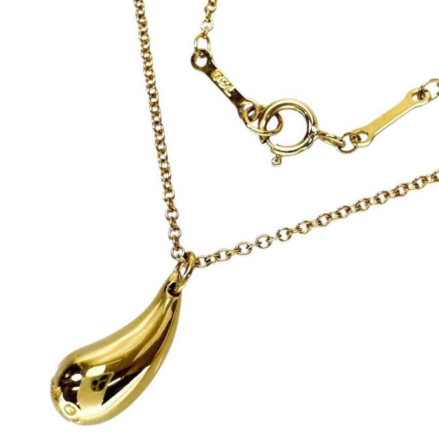 TIFFANY&Co. ティファニー オープンティアドロップ ネックレス 18金 