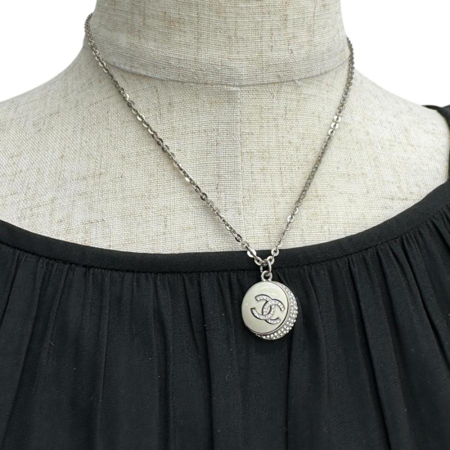 CHANEL（シャネル） ラインストーン ネックレス ココマーク クリスタル