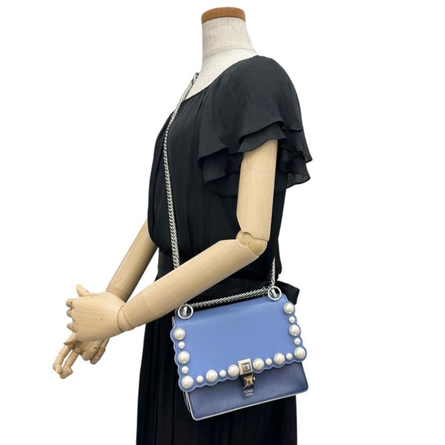 FENDI（フェンディ） 8M0381 ミニ キャナイ チェーンショルダー