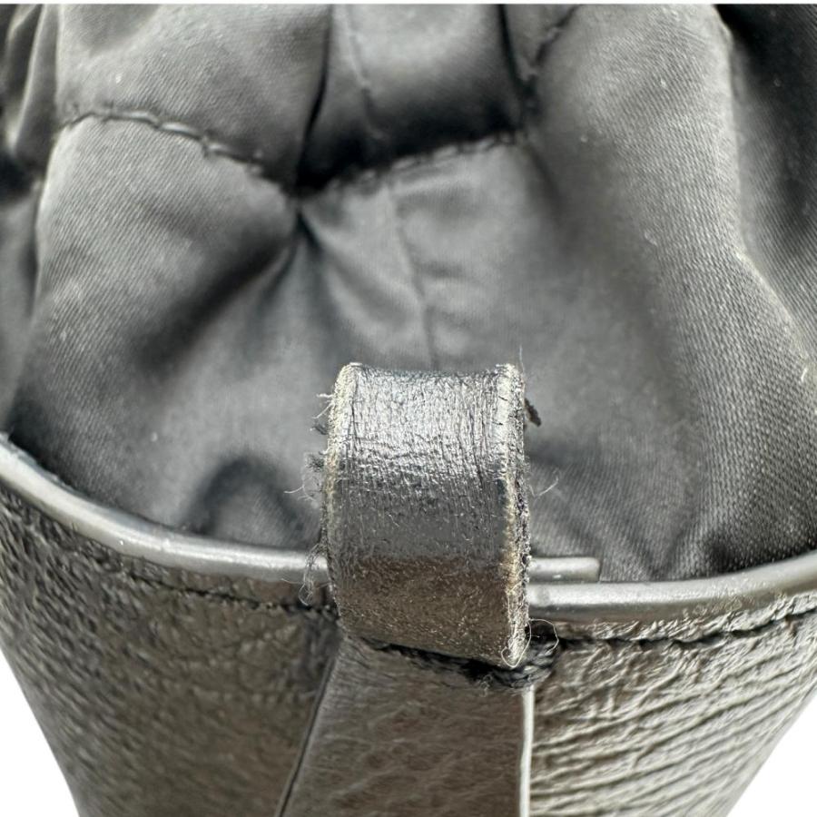 MARTIN MARGIELA/マルタンマルジェラ 5AC バケットバッグ S56WG0086 メゾン・マルジェラ ショルダーバッグ レザー ブラック レディース_5