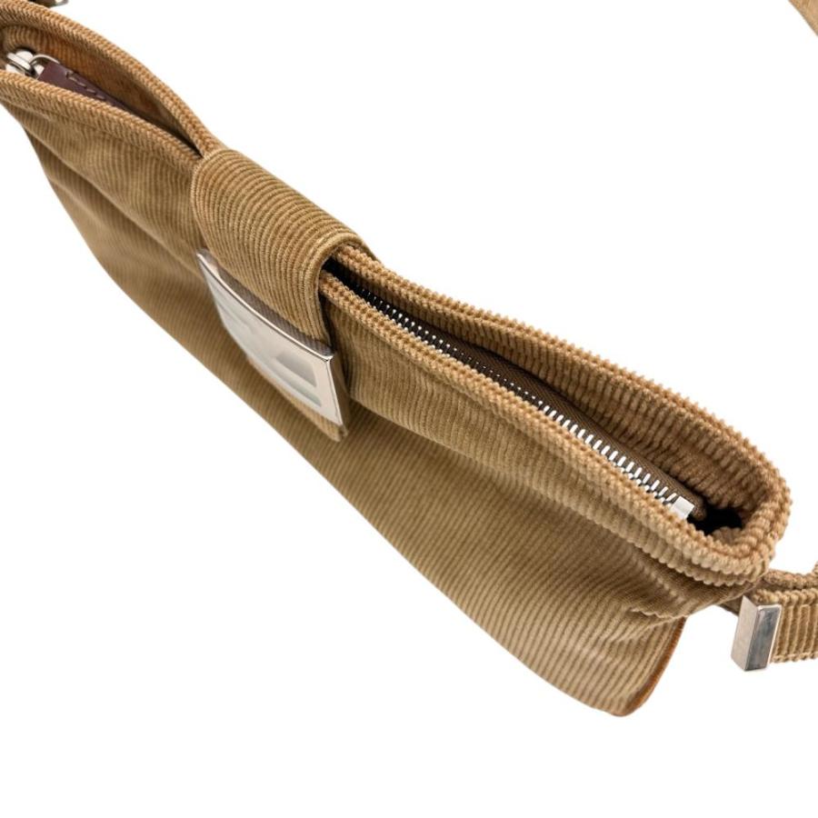 FENDI（フェンディ） FFロゴ ショルダーバッグ コーデュロイ