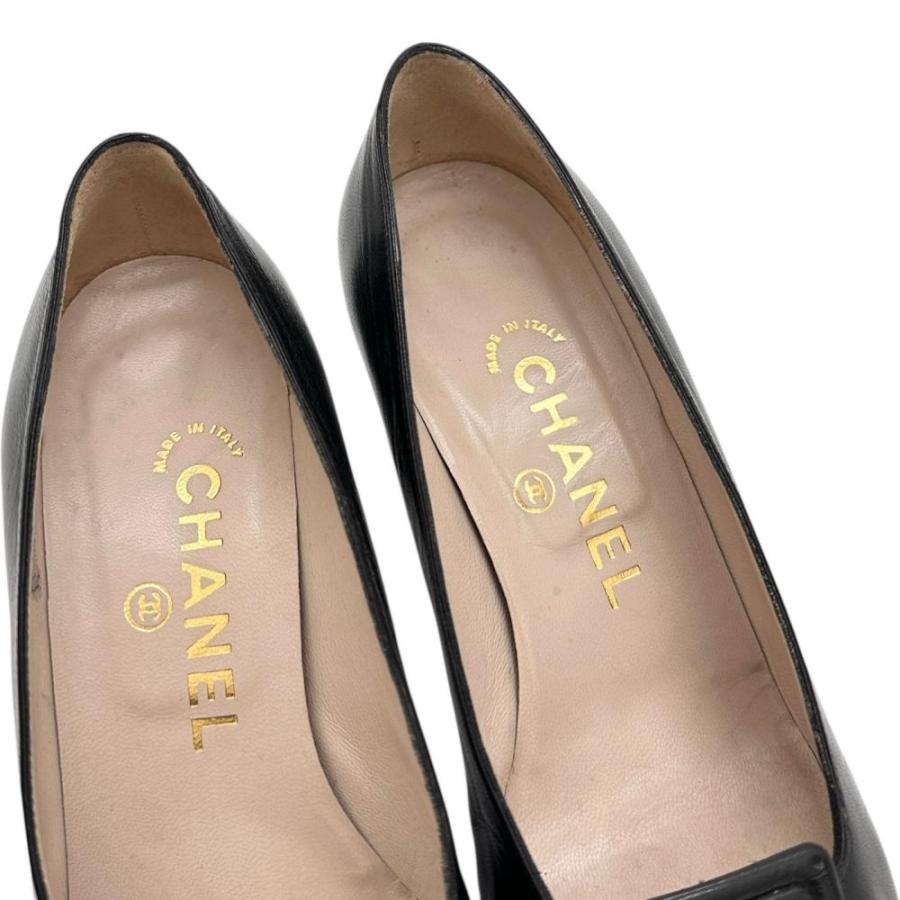CHANEL（シャネル） ココマーク パンプス レザー ブラック レディース