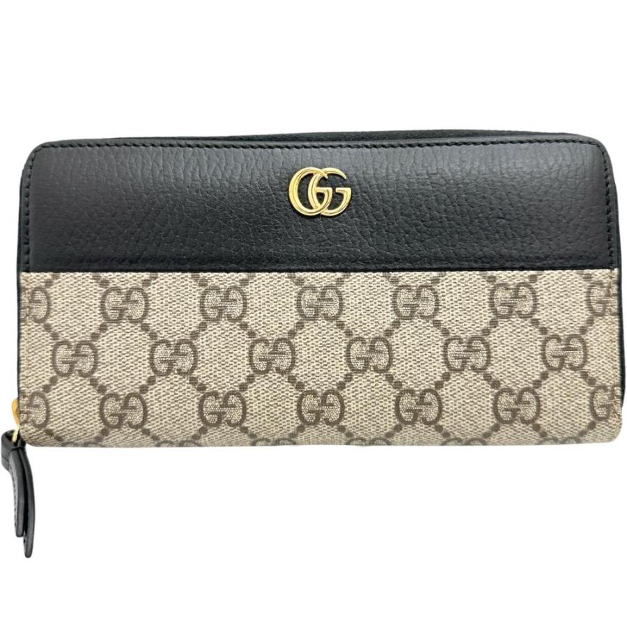 GUCCI（グッチ） 456117 ダブルG ラウンドファスナー 長財布 GG