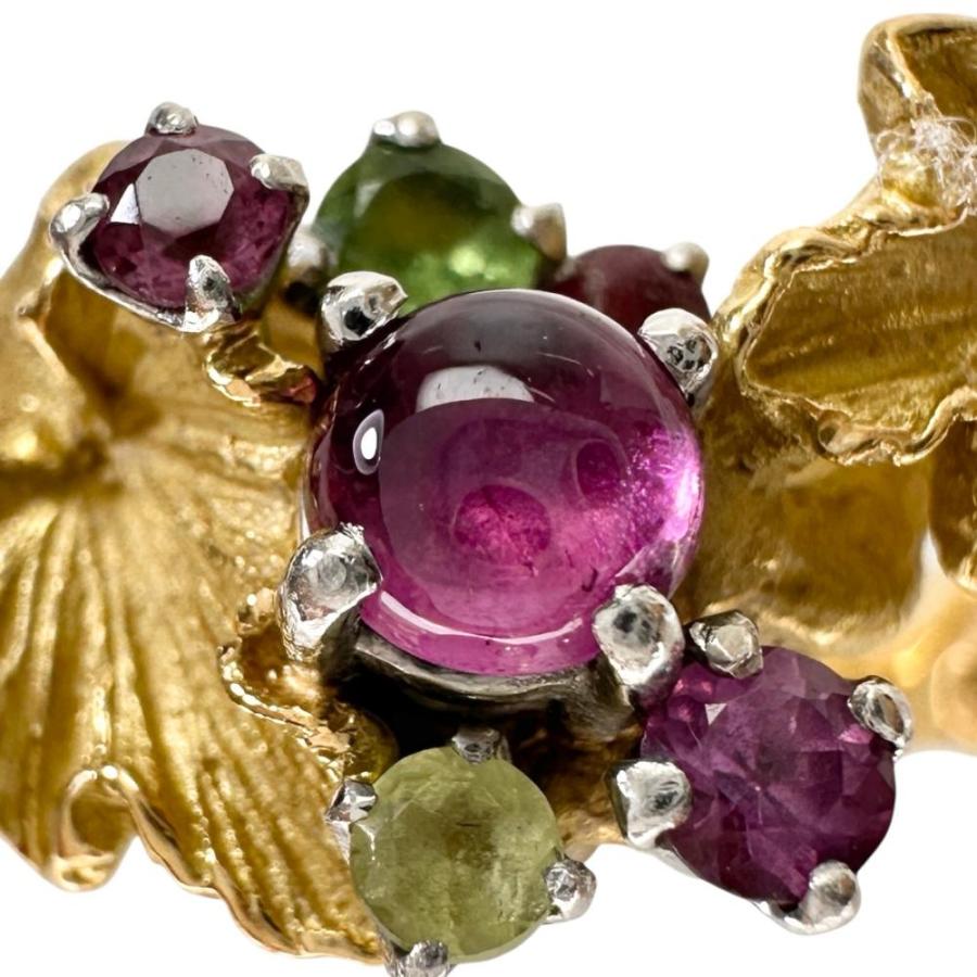 5.5号IWAKURA KOJI/岩倉康二 マルチ石 リング・指輪 K18ゴールド/Pt900