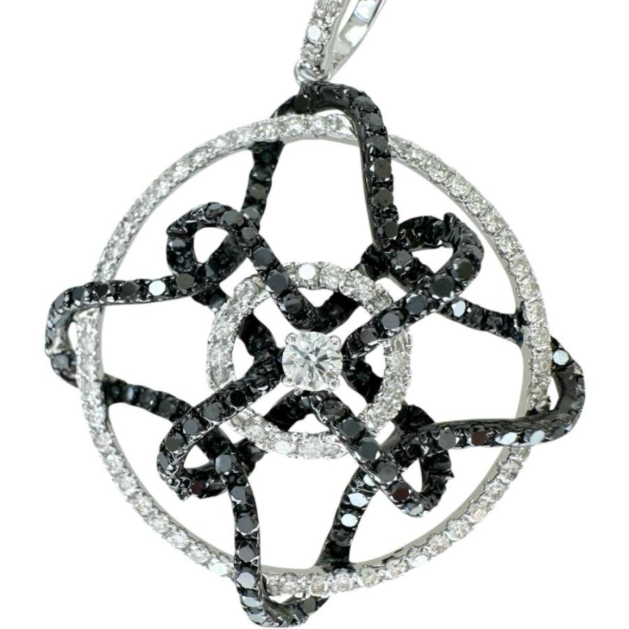 ラソマ】(チェーンのみ) ダイヤモンド（ブラックダイヤ込み） 1.14ct 