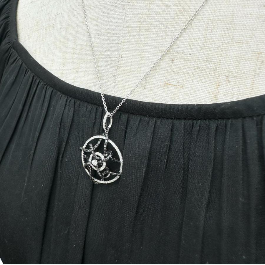 ラソマ】(チェーンのみ) ダイヤモンド（ブラックダイヤ込み） 1.14ct 