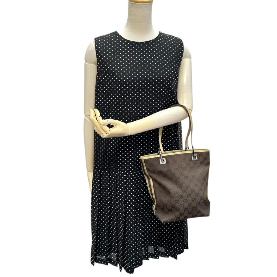GUCCI（グッチ） 31244 トートバッグ GGキャンバス/レザー ベージュ