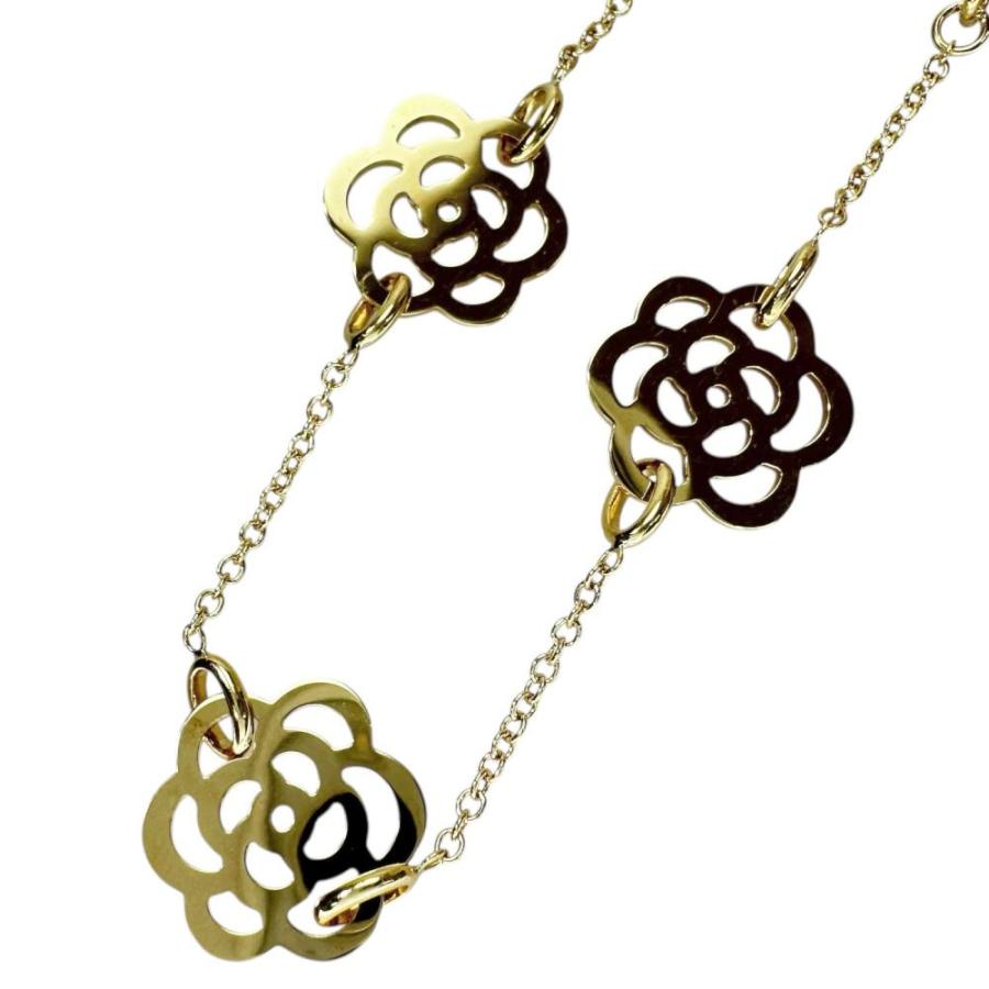 CHANEL/シャネル カメリア コレクション ブレスレット K18ゴールド 7.0