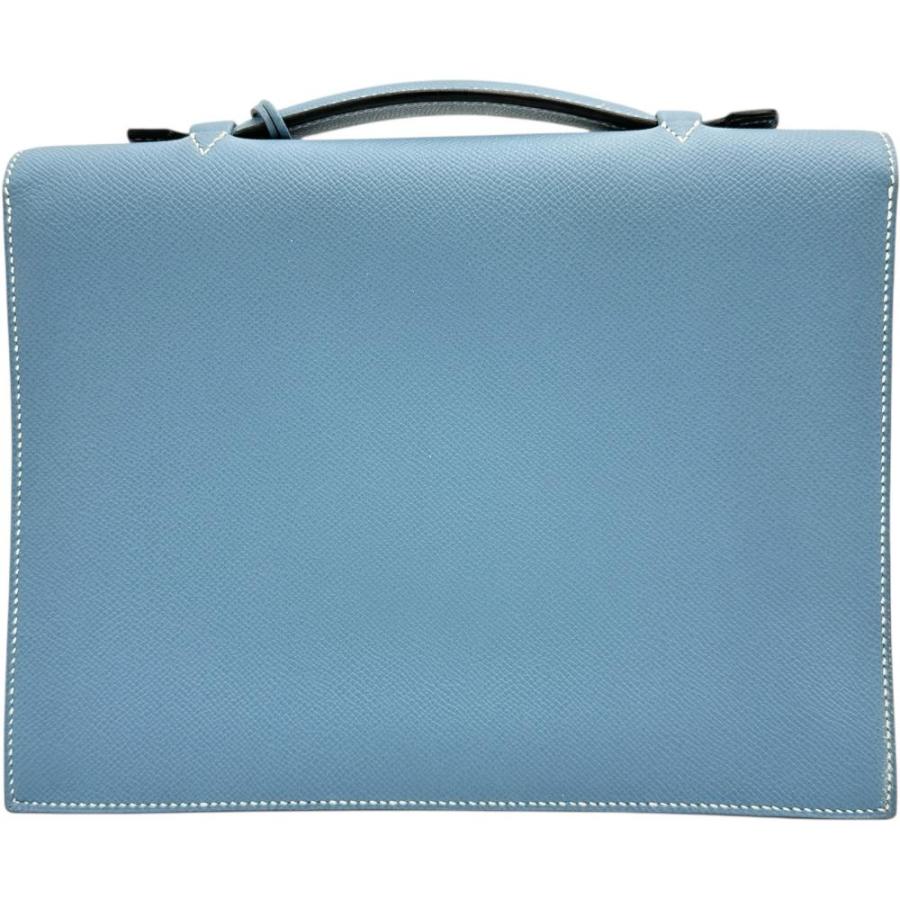 HERMES（エルメス） サックアデペッシュ27 ハンドバッグ レザー/ヴォー