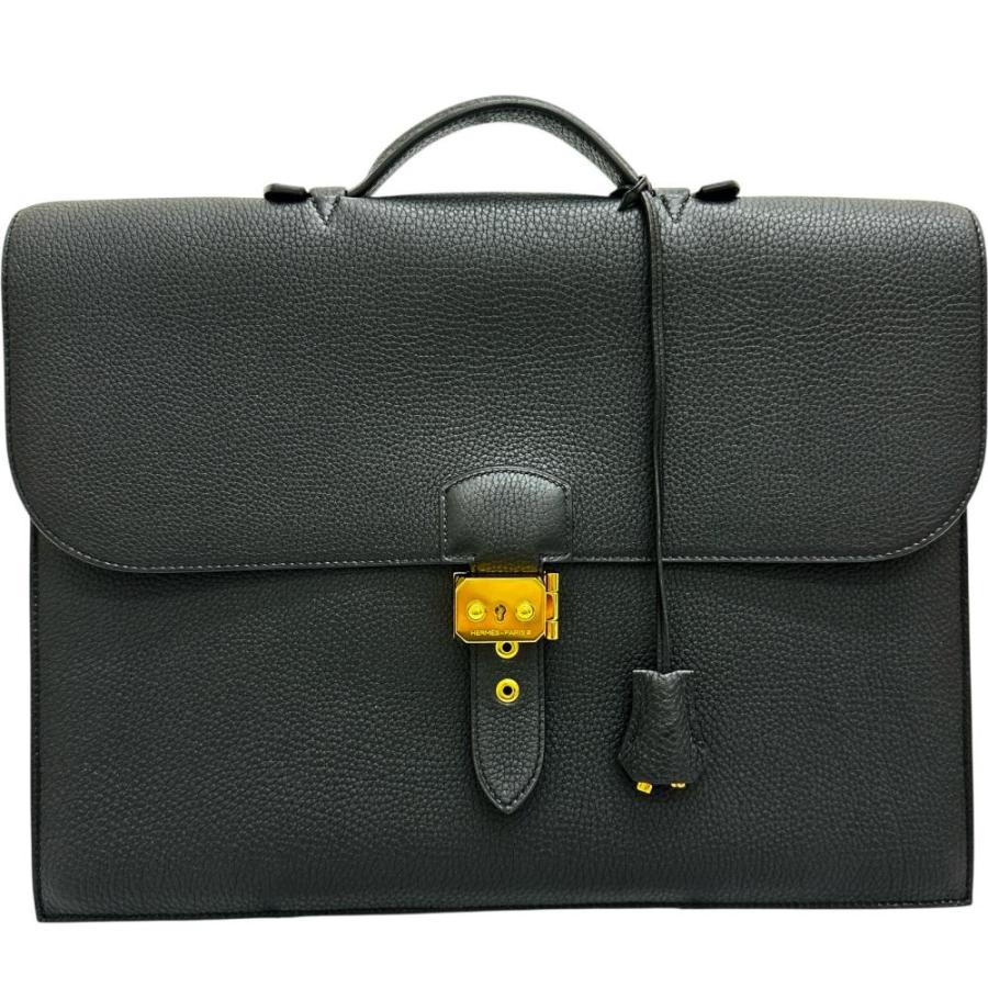 ゆきまる　エルメス　ブリーフケース　ビジネスバッグ　メンズ　レディース HERMES（エルメス） サックアデペッシュ41 ビジネスバッグ ブリーフ