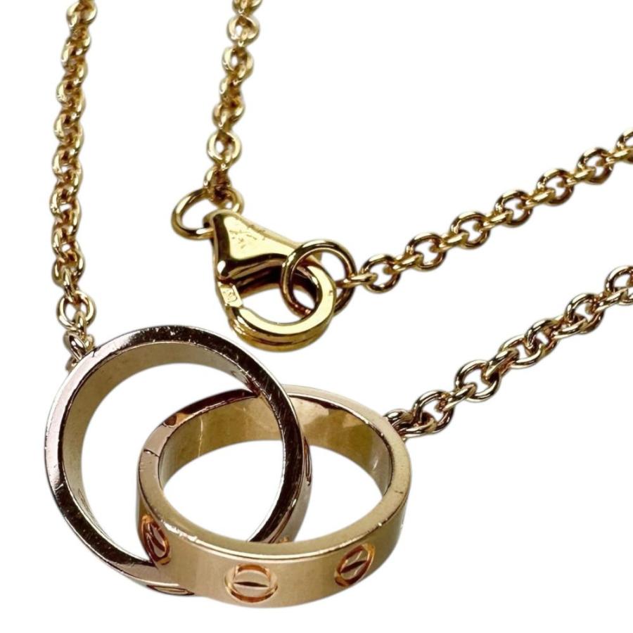 Cartier（カルティエ） ネックレス ベビーラブ K18PGピンクゴールド