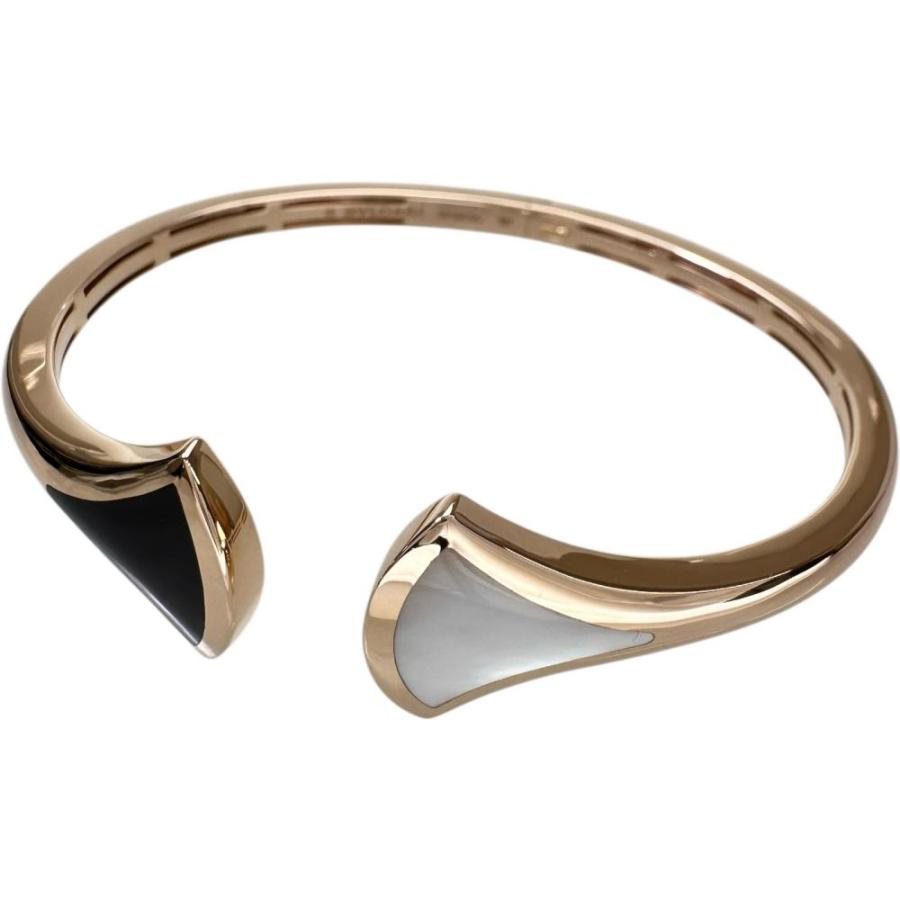 BVLGARI（ブルガリ） バングル シェル オニキス ブレスレット ディーバ