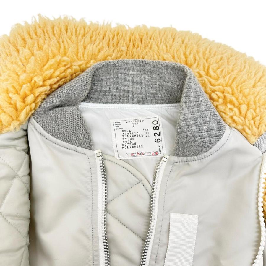 sacai（サカイ） 22-06280 ボアジャケット その他アウター ウール 