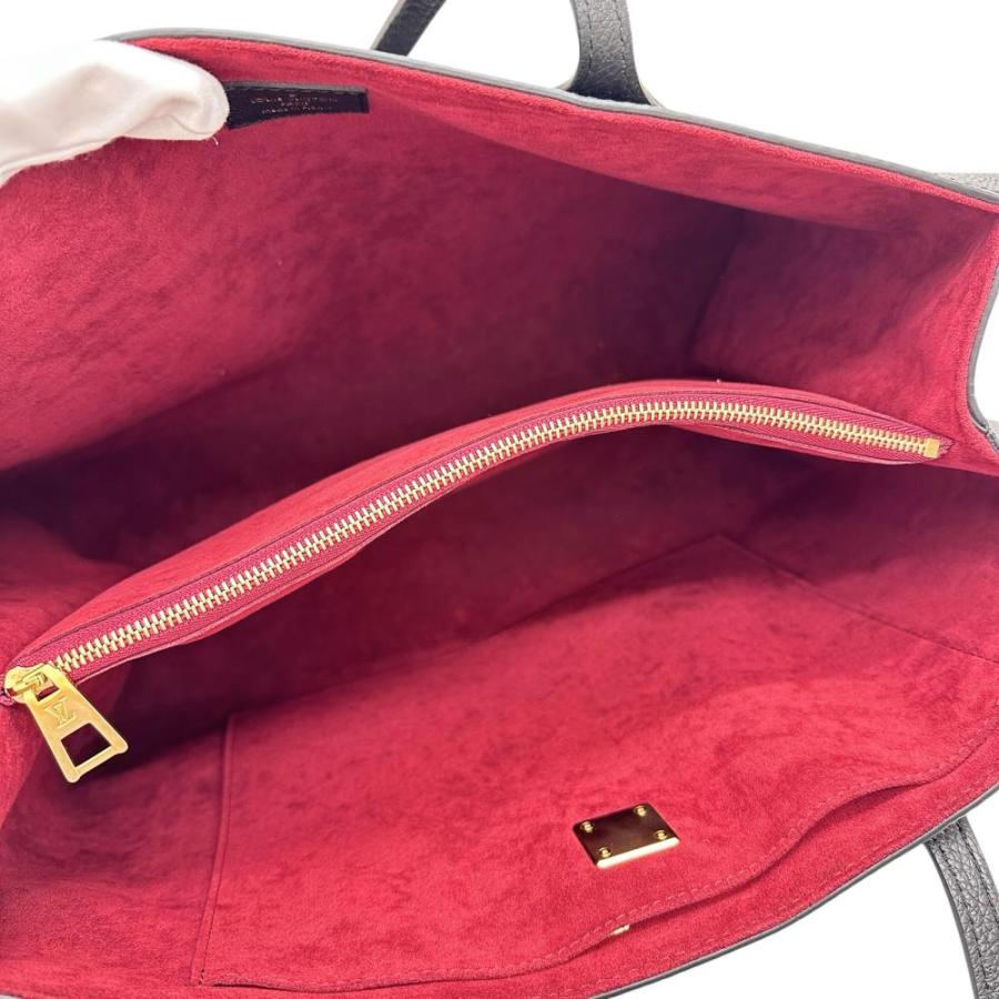 LOUIS VUITTON/ルイ・ヴィトン M57345 ロックミー ショッパー トートバッグ RFIDタグ グレインレザー ブラック/ゴールド金具 レディース_7