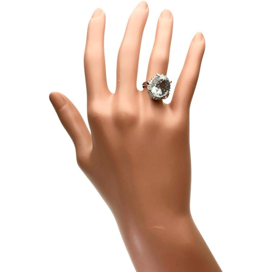 13号 アクアマリン 7.63ct ダイヤモンド 0.43ct リング・指輪