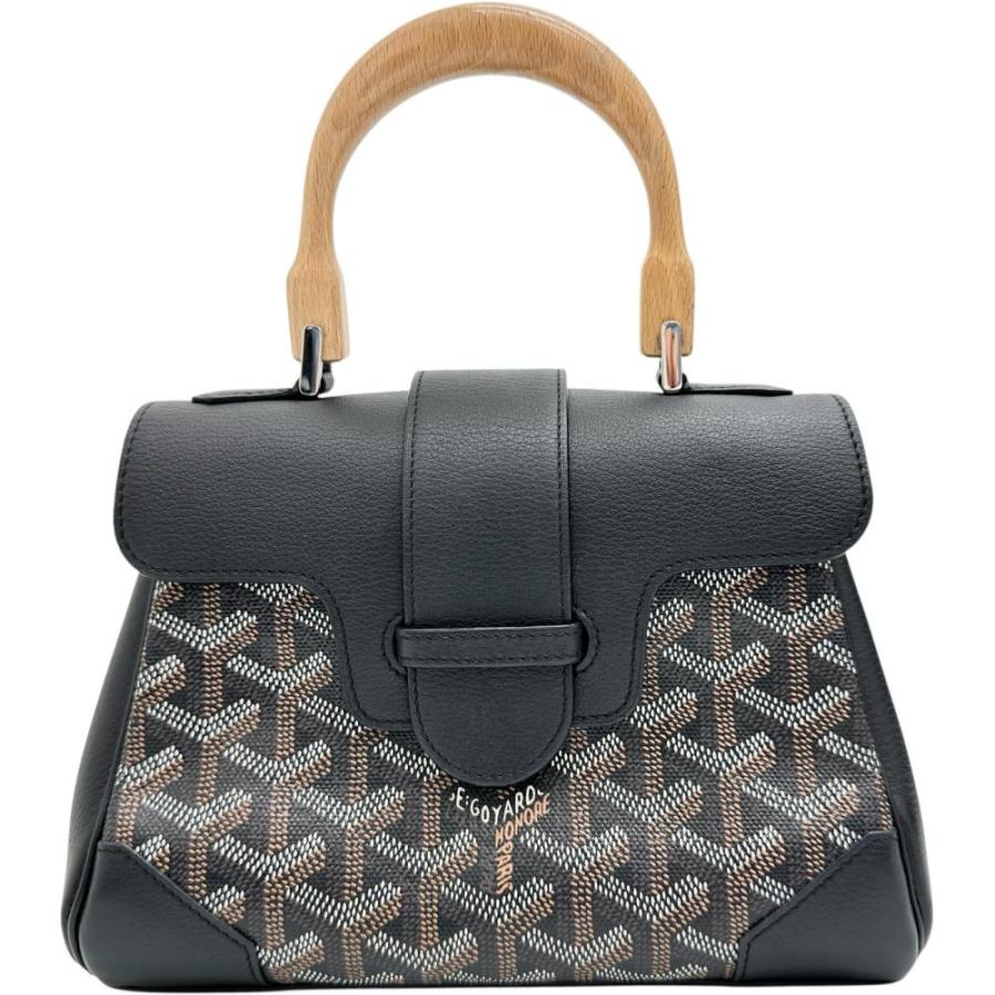 ゴヤール GOYARD サイゴンミニ ブラック コーティングキャンバス レディース ショルダーバッグ GOYARD（ゴヤール） サイゴン ミニ 2WAYショルダーバッグ ハンドバッグ