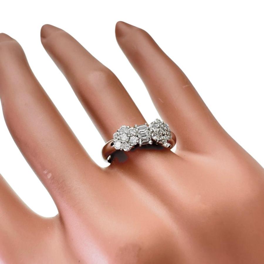 12号 ダイヤモンド 計0.65ct リング・指輪 Pt900プラチナ 5.1g