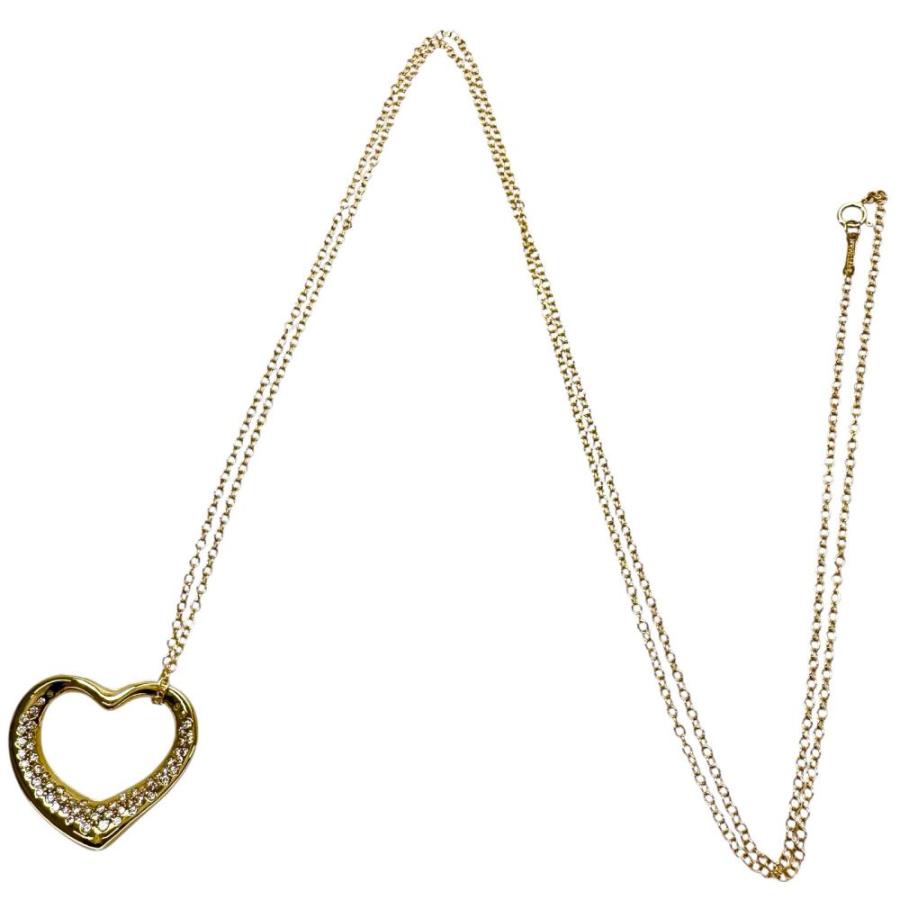 TIFFANY&Co.（ティファニー） ダイヤモンド ネックレス オープンハート 