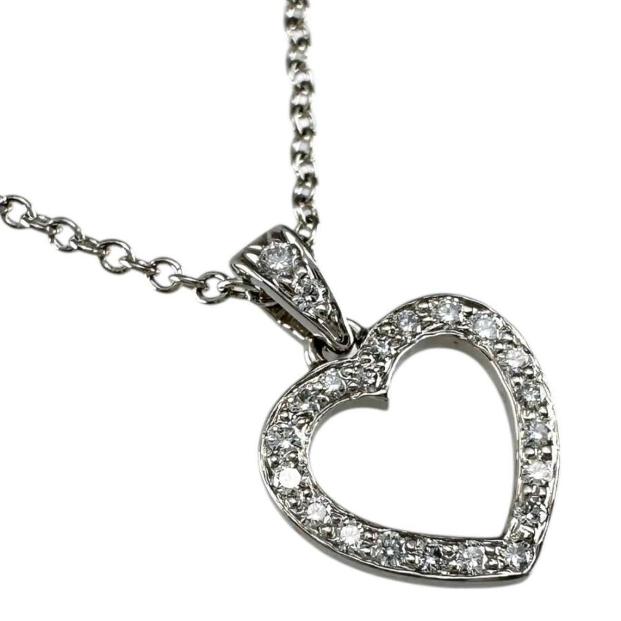 TIFFANY&Co.（ティファニー） メトロハート ダイヤモンド ネックレス 