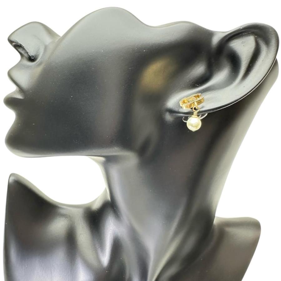CHANEL（シャネル） フェイクパール6.0mm ピアス ココマーク GP 2.6g