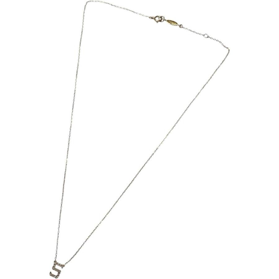 AHKAH（アーカー） イニシャルネックレス ダイヤモンド 0.06ct