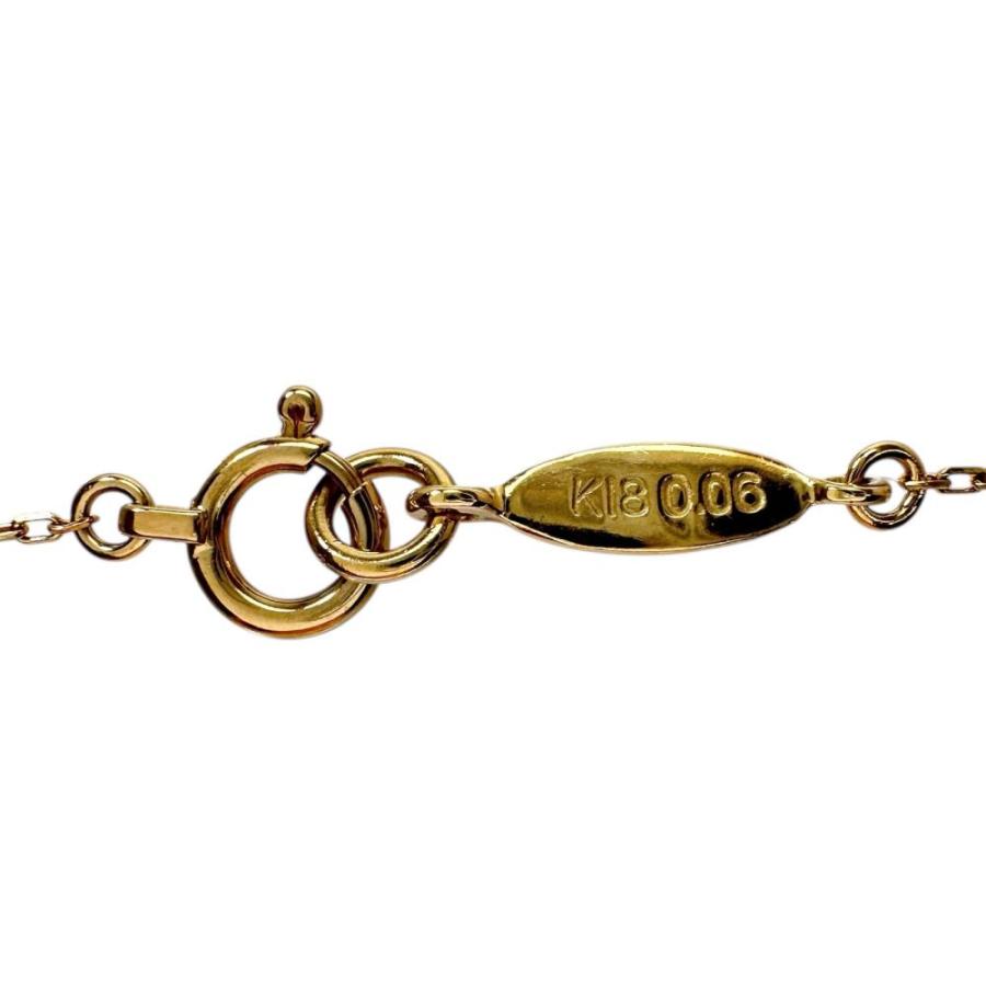AHKAH（アーカー） イニシャルネックレス ダイヤモンド 0.06ct