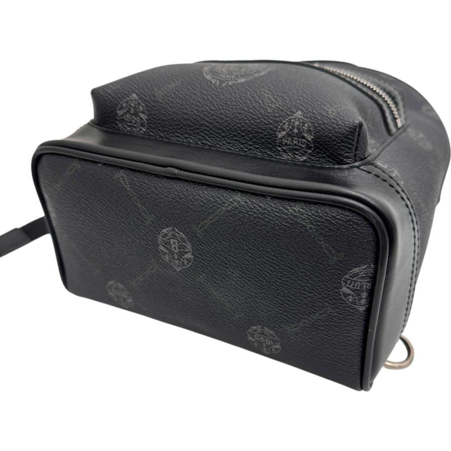 Berluti/ベルルッティ エクスプローラー ボディバッグ PVCコーティングキャンバス/レザー ブラックPVC/ブラウンレザー/シルバー金具 メンズ_3