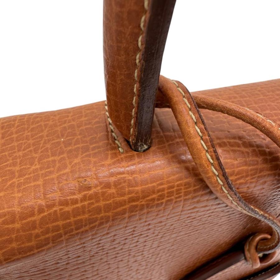 LOEWE（ロエベ） バルセロナ ハンドバッグ レザー ブラウンレザー 