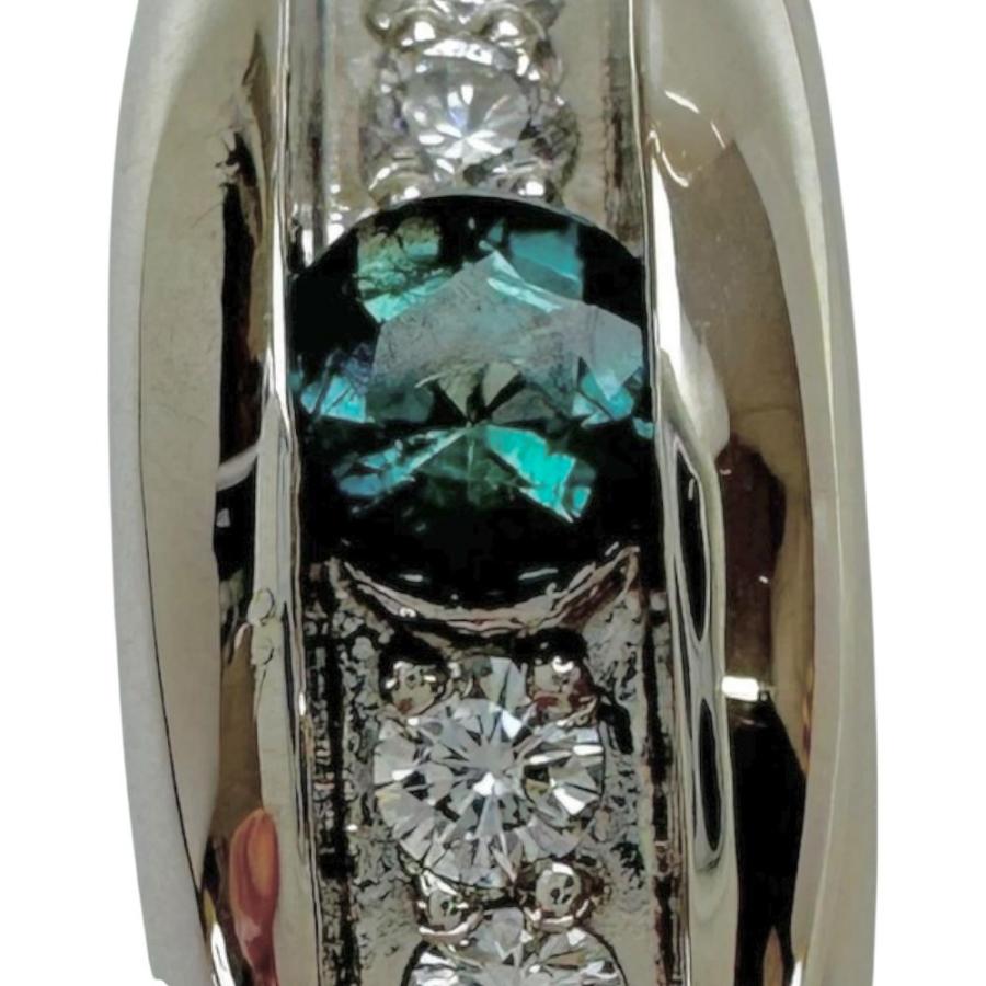 11号 アレキサンドライト 0.237ct ダイヤモンド 0.343ct リング・指輪 Pt900プラチナ 9.5g レディース