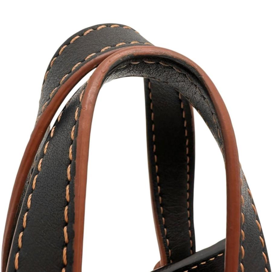 LOEWE/ロエベ A538V07X06 ハンモック ドローストリング 2WAYショルダー ハンドバッグ レザー/キャンバス レディースの画像