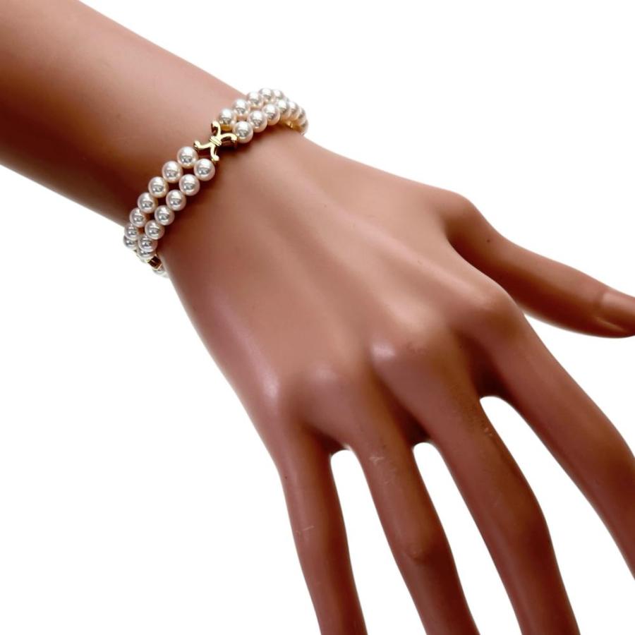 MIKIMOTO（ミキモト） アコヤ真珠4.7~4.9mm ブレスレット K14ゴールド 