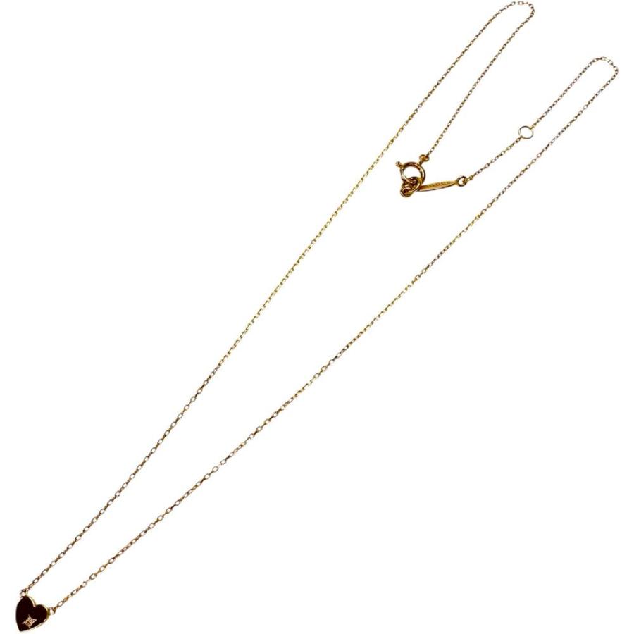 AHKAH（アーカー） ハート ダイヤモンド 0.005ct ネックレス K18