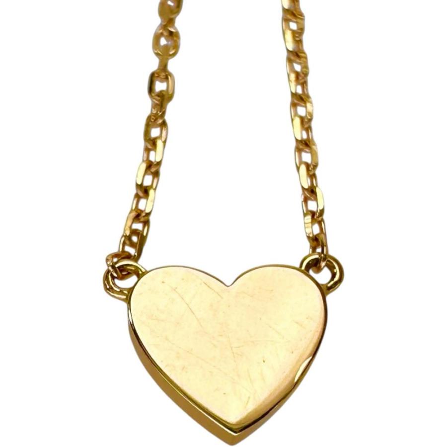 AHKAH（アーカー） ハート ダイヤモンド 0.005ct ネックレス K18