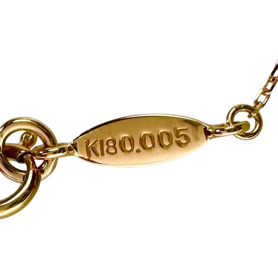 AHKAH（アーカー） ハート ダイヤモンド 0.005ct ネックレス K18