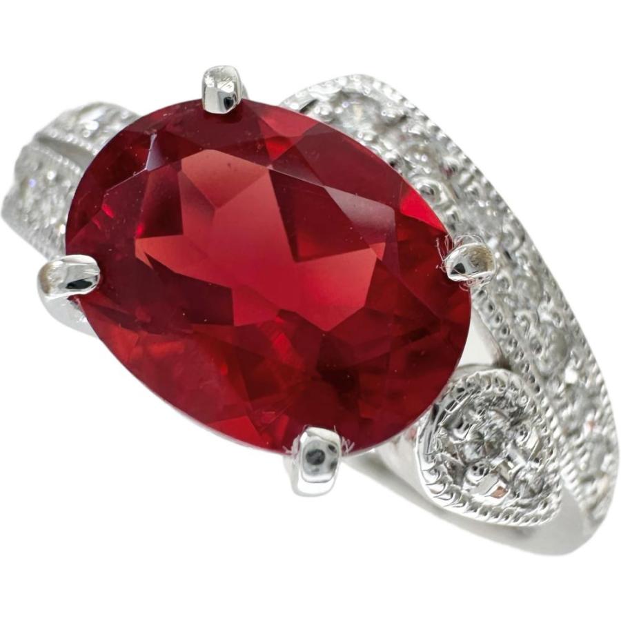 18号 高畠耕琢 アンデシン 1.67ct ダイヤモンド 0.22ct リング・指輪 