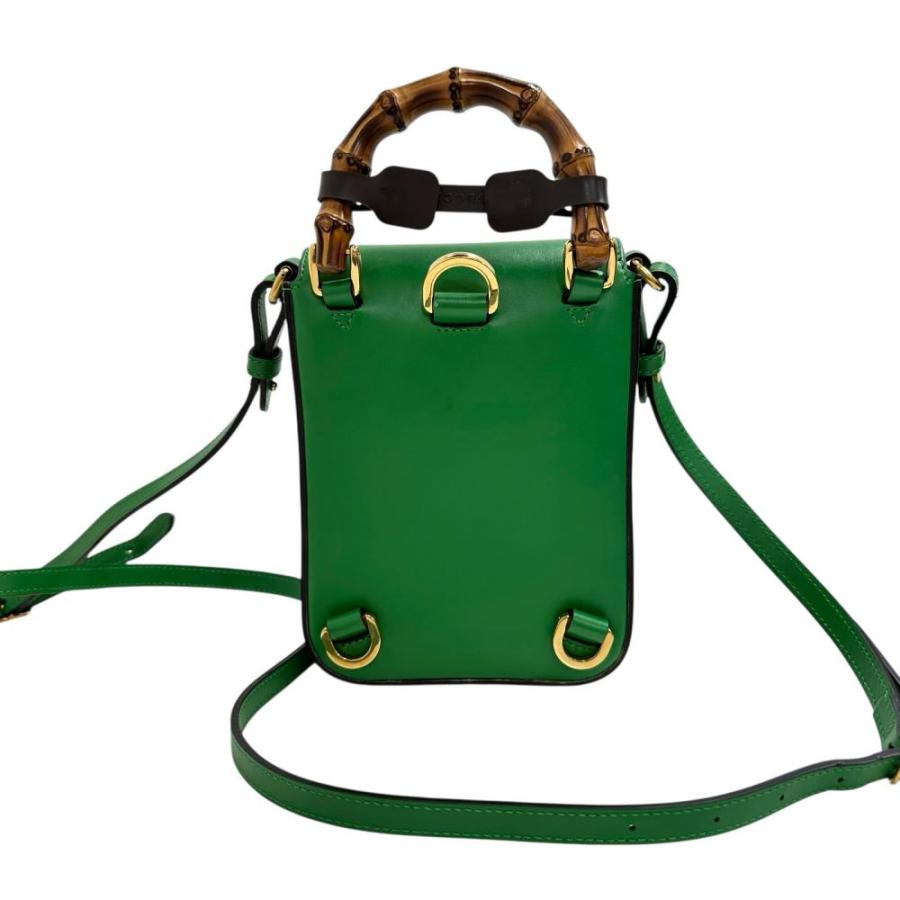 GUCCI（グッチ） 702106 バンブー ミニ 3WAY リュック ハンドバッグ
