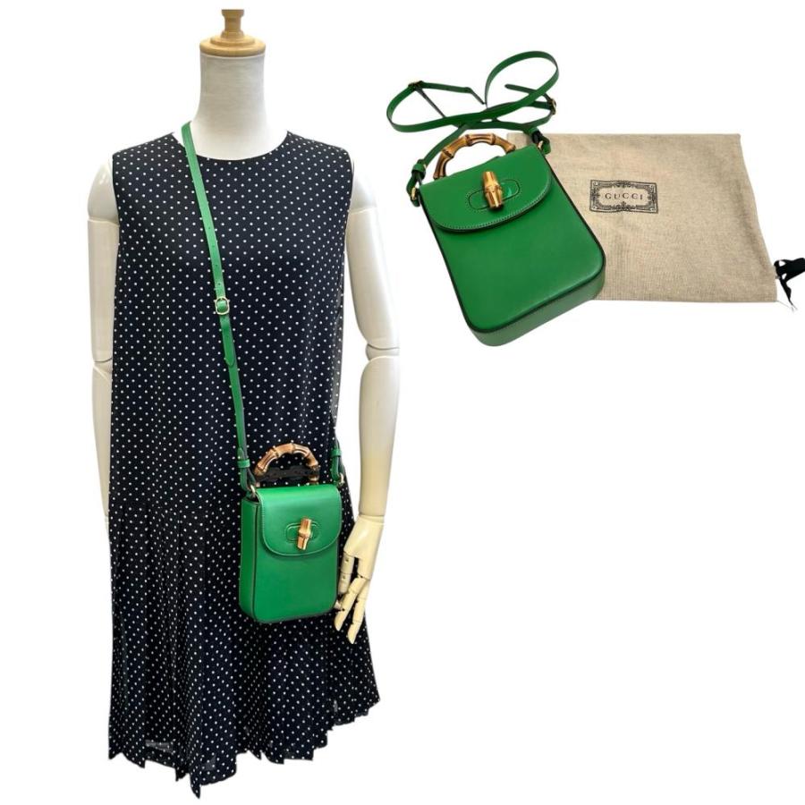 GUCCI（グッチ） 702106 バンブー ミニ 3WAY リュック ハンドバッグ